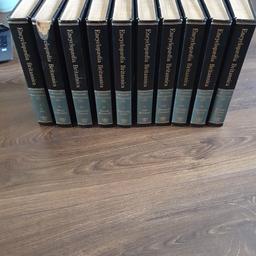 Set of 10 encyclopaedias from Britannica range