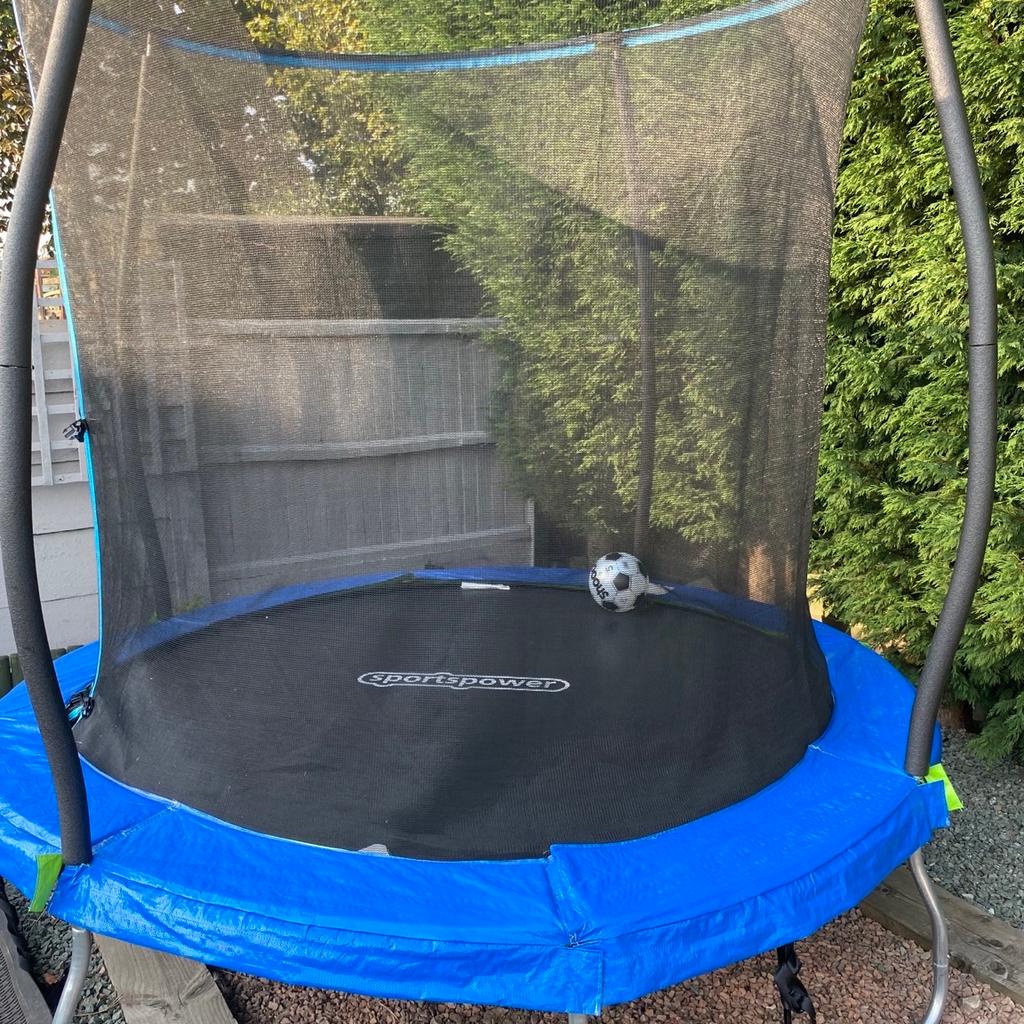 Folding 10ft trampoline,cover and anchors in DY8 Dudley for £80.00 for