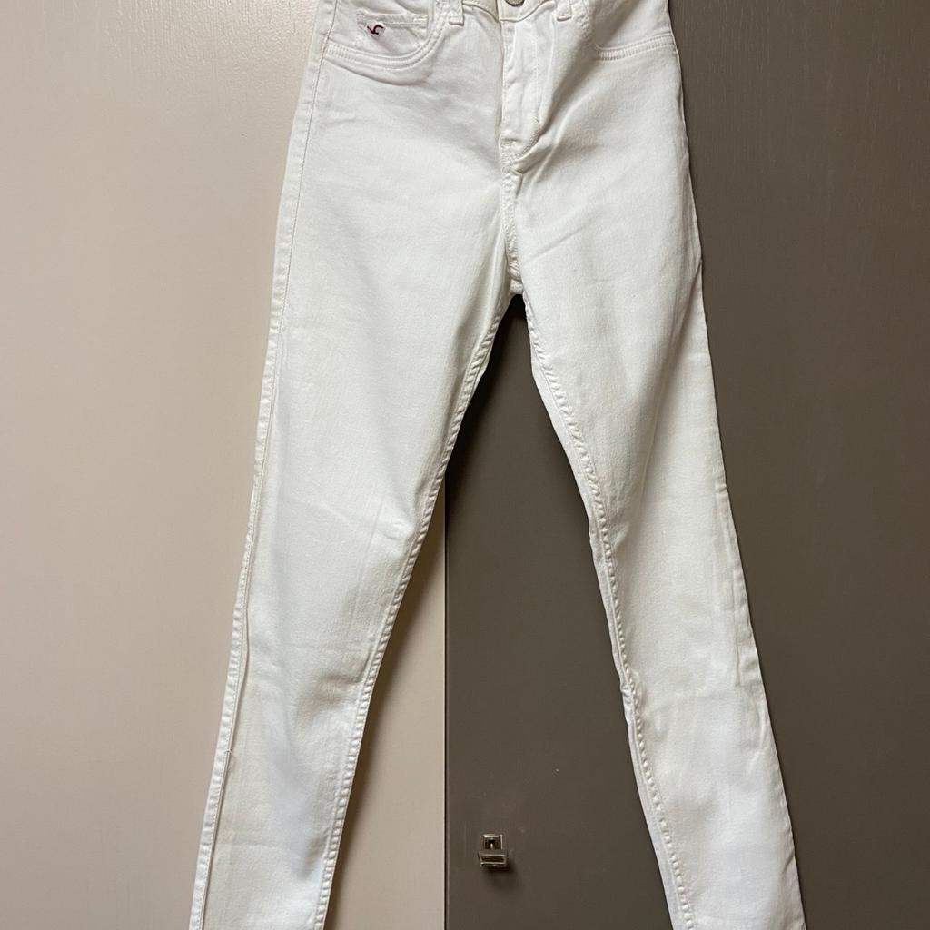 weiße Jeans, Hollister Größe: 7 / W 28, nie getragen
Keine Rücknahme, keine Garantie