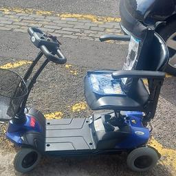DRIVE ST1 MOBILITY SCOOTER ONLY USED FOR 30 MINS PERSON TO ILL TO DRIVE PUT A NEW SET OF BATTERIES ON IT AS SEEN ON PAPERWORK NEW BAG FOR BACK AND CONTROL COVER