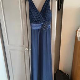 Lovely Dorothy Perkins navy bridesmaid dresses 2 x size 8 only worn once on wedding day