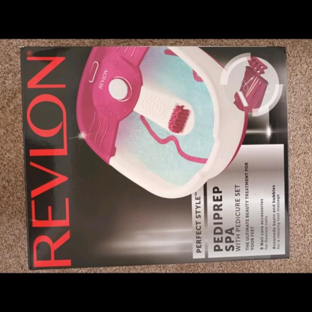 revlon pedicure foot Spa, used once and boxed