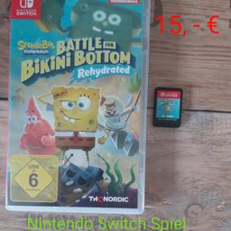 Verkauft wird das Nintendo Switch Spiel 'Spongebob Schwammkopf Battle for Bikini Bottom Rehydrated' in einwandfreiem Zustand wie NEU an Selbstabholer in 67489 Kirrweiler.

Ich habe noch andere Switch Spiele zum Verkauf auf meinem Account.

Privatverkauf: kein Umtausch - keine Garantie