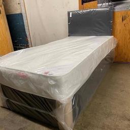 SINGLE BLACK DIVAN BASE AND 9 INCH DEEP QUILTED APOLLO MATTRESS 

DIVAN BASE AND 9 INCH DEEP QUILTED MATTRESS
ADD £60 FOR 2 DRAWERS
HEADBOARDS EXTRA.
£130.00

B&W BEDS 

Unit 1-2 Parkgate court 
The gateway industrial estate
Parkgate 
Rotherham
S62 6JL 
01709 208200
Website - bwbeds.co.uk 
Facebook - Bargainsdelivered Woodmanfurniture

Free delivery to anywhere in South Yorkshire Chesterfield and Worksop 

Same day delivery available on stock items when ordered before 1pm (excludes sundays)

Shop opening hours - Monday - Friday 10-6PM  Saturday 10-5PM Sunday 11-3pm