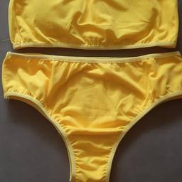 Schöner gelber Bikini neu in XL fällt aber wie L aus
Incl Versand 7 Euro

Dies ist ein Privatverkauf ohne Garantie und Rücknahme