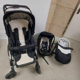 ABC Design Kinderwagenset 3in1 Turbo
Babywanne, Sportsitz, Babyschale mit Adapter und Neugeborenenaufsatz
Kimderwagenmitfahrbrett