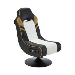 Brand new in box 📦 

X Rocker Esport Pro Stereo Audio Gaming Chair 

PS4 compatible.
PS5 compatible.
Xbox one compatible.
Xbox series X and S compatible.
PC compatible.
Nintendo switch compatible.
Size H95, W55, D70cm.
Weight 15.1kg.
Includes 1x Esport Pro Pedestal gaming chair, 1x Audio Cable Kit.