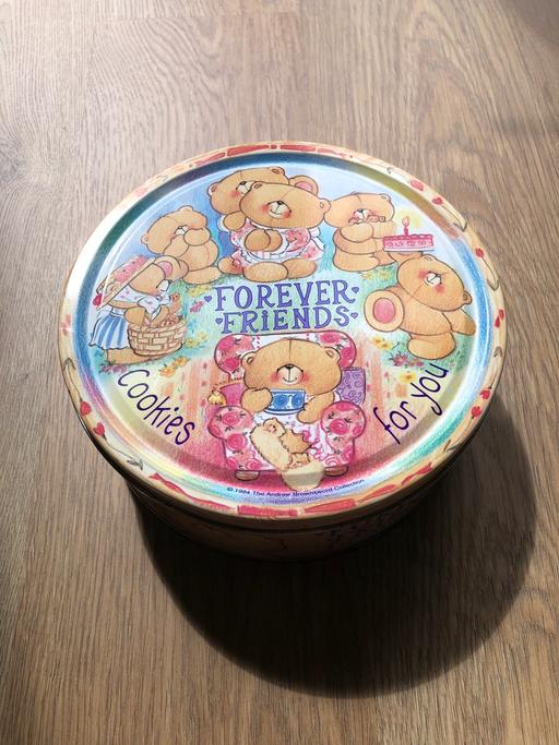 Buy & Sell Derbyshire Derby - Photos for Forever Friends cookie tin (empty)