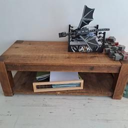 solid wood coffee table ...also have the matching TV stand for £20