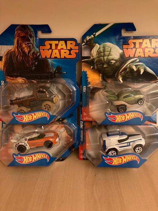 Buy & Sell Tyne and Wear Gateshead - Photos for Star Wars 4 x Hot Wheels Character Vehicles.