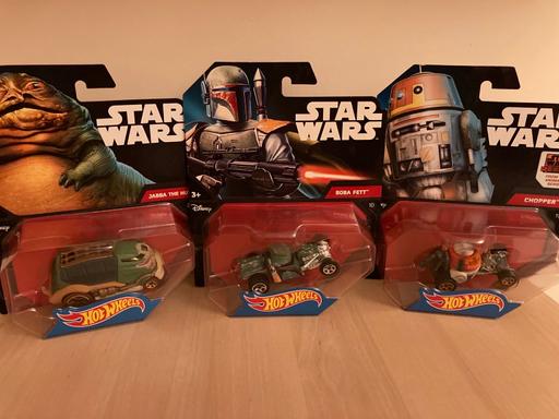 Buy & Sell Tyne and Wear Gateshead - Photos for Star Wars 3 x Hot Wheels Character Vehicles.