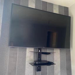 Built in YouTube and Netflix 
Excellent condition 43 inch - currently in Argos at £239.99.
Only problem is it has no stand - and must be used for wall use only. 
No problems with it what so ever. 

Can happily have the tv wall brackets & the 2
Metal stands underneath with the tv included. 

£150 Ono