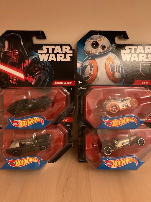 Buy & Sell Tyne and Wear Gateshead - Photos for Star Wars 4 x Hot Wheels Character Vehicles.