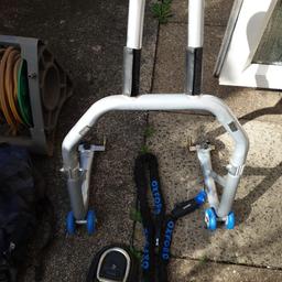Oxford moter bike stand and ground anchor and Oxford chain 3 keys only used a few times