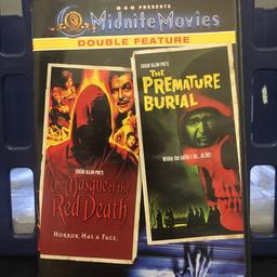 Film, Movie - Horror - Double Feature - Edgar Allan Poe - The Masque of the Red Death, The Premature Burial - 1964 - 1962 - 2002

Collection or postage

PayPal - Bank Transfer - Shpock wallet

Any questions please ask. Thanks
