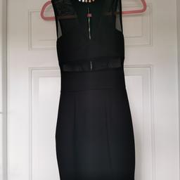 Cute little black dress like new.  Cleaned cond Size 8 from Boohoo. Cillect only