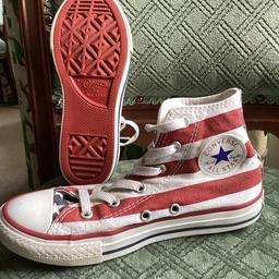 Lovely converse boots rare design of Stars and Stripes