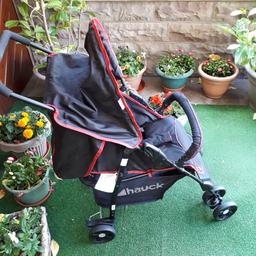 HAVE LARGE SHOPPING BASKETS. SWIVEL WHEELS AT THE FRONT. MUTI POSITION BACK REST WHICH CAN LIE FLAT. EASY FOLD. 5 POINT SAFETY HARNESS.
HAUCK UNISEX SPORT BLACK WITH BURGUNDY TRIM. LIGHTWEIGHT SHOPPER WITH ITS STURDY FRAME. POCKET IN HOOD RAINCOVER. CAN POST. . £40

.