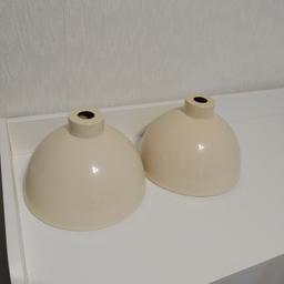 2 metal light shades beige in colour, good condition no longer needed.Collection only Dy4.
£5 each or £8 for the two.
