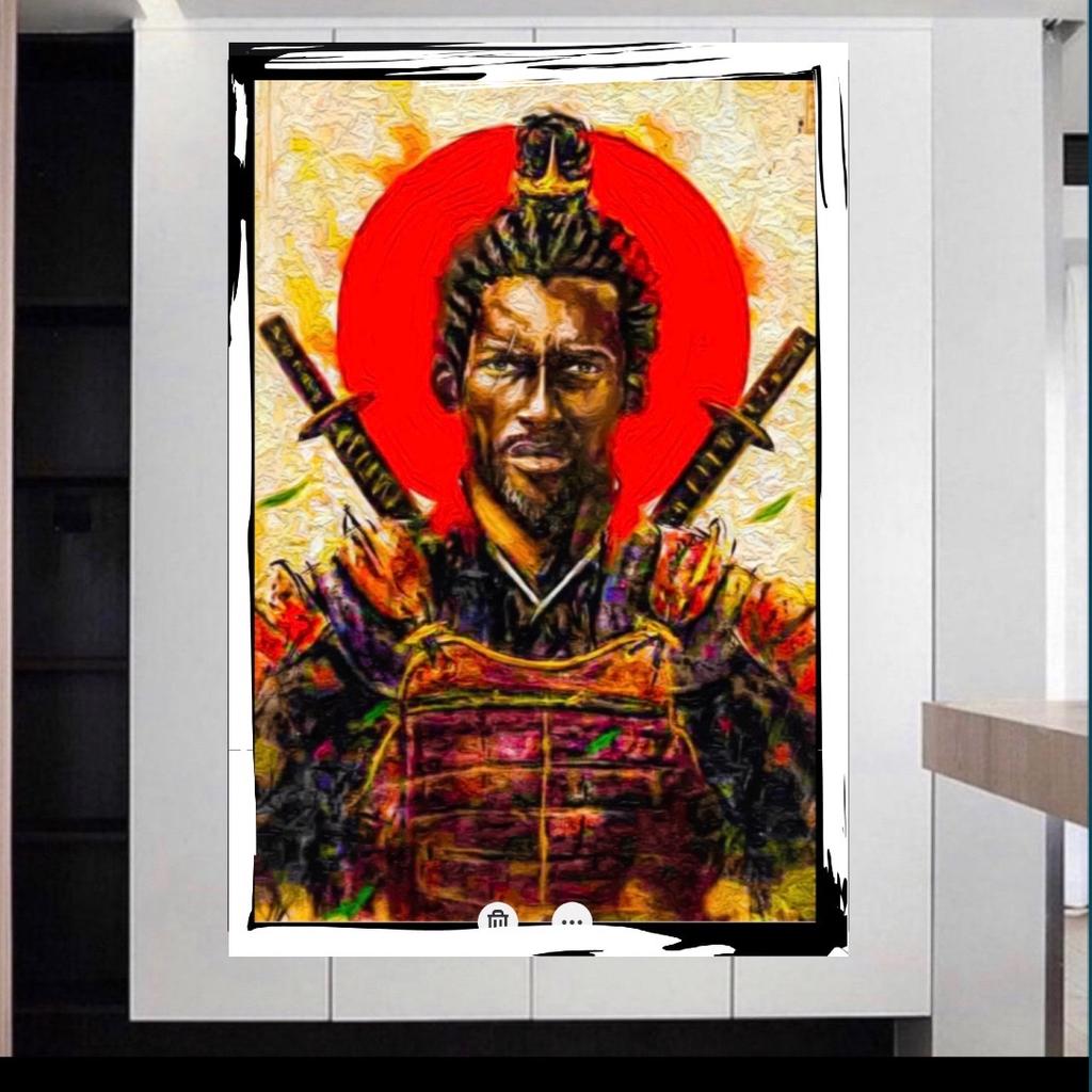 Yasuke first African Samurai canvas print in L8 Liverpool für £ 57,50 ...