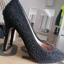 Black women's high heels by ALDO. Only worn once or twice. Collect Canning Town E16 only.