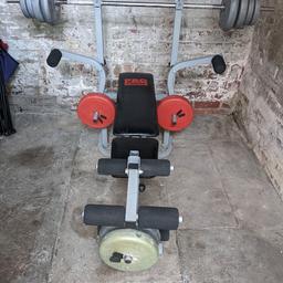 Pro Power weight bench with fly and leg curl . Comes with total 47 kg weights . Good condition but not brand new hence price.
£70 or sensible offer
Price dropped and relisted due to time wasters.