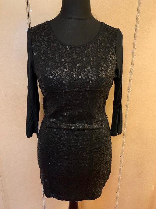 Buy & Sell West Midlands Birmingham - Photos for Sequins dress size 10 new black stretchy