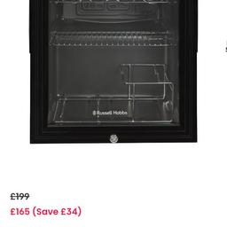 New, still in box sealed. Never opened, as unwanted gift.
46L
Black with glass door.
Lockable.
2 shelves.
This is still selling for £165 in the sale but I am open to reasonable offers.
