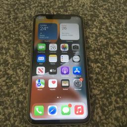 iPhone X 64gb unlocked 

Cracked back 
Hairline crack on the front screen- see pictures 

Has a white dot mark on the bottom of screen looks like a pressure mark check pictures 

Battery health is 78% 

Phone only spares or repairs only 

It’s been used on o2 giffgaff 

iCloud will be removed before sale 

Face ID and cameras all working