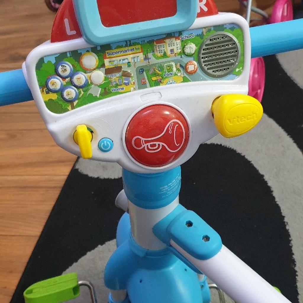 vtech ride on excellent condition everything is still included for babies to 6 years old hardly used reason for selling is because my daughter has grown out of it pls no time wasters pls and no delivery only pick up