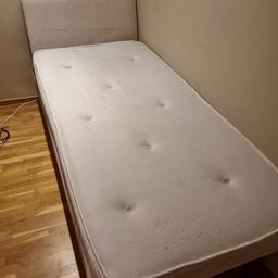 In great condition.

2 mattresses

The pull out bed and mattress have never been used.

From a clean, non-smoking home.

Ready for collection.
No assembly required other then fixing the headboard.