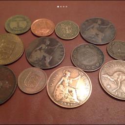 France 1Franc 1923, Q.Victoria 1 penny 1899
Australia 1 penny 1951, Eire 1 pingin 1937
Jersey penny (1/12 of a shilling)1935
K. Edward V11 penny 1902
Canada 1 cent 1912, George V 1 penny 1934
Jersey 1 new pence 1971
Spain 1 peseta 1944, Jersey 1 penny 2003
Nederland 1 cent 1877
Priced for all. PayPal accepted.