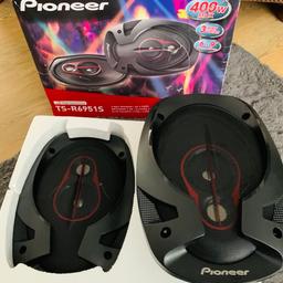 Pioneer 6x9 Speakers TS-R6951S
400w 3-Way
Excellent Sound Quality!
Still boxed!
Bargain £20

Collection Hartburn Stockton-On-Tees