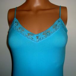 Turquoise Blue Seamless Body Shaping Medium Control Camisole
So soft and comfortable – You will want to wear it under everything!
Matching sports bras, knickers and boyshorts are available. (Sold separately)
This cami features a beautiful lace trim along the V-neckline in the front. Problem areas involving soft skin around the tummy and hips are gently smoothed away.

Brand new with tags
Light support – No hooks or scratchy fastenings
Available in sizes UK: 8-10, 10-12, 12-14, 14-16
Available colours: Beige, Black, Pink, White, Turquoise Blue
Machine washable (30 degrees)

Please be aware that a detailed log of any serial numbers and/or identifying markings are recorded to prevent false claims. I will be taking more pictures of the item before posting. 

CASH PAYMENT ON COLLECTION OR DELIVERY.