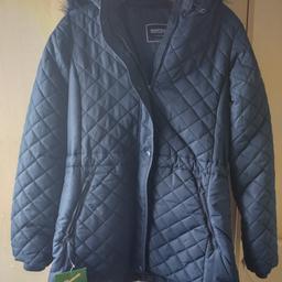 I'm selling my Regatta Outdoors Navy waterproof jacket size 10. Brand new comes with tags and detachable hood . From a smoke free home , retail price £100 looking for £20