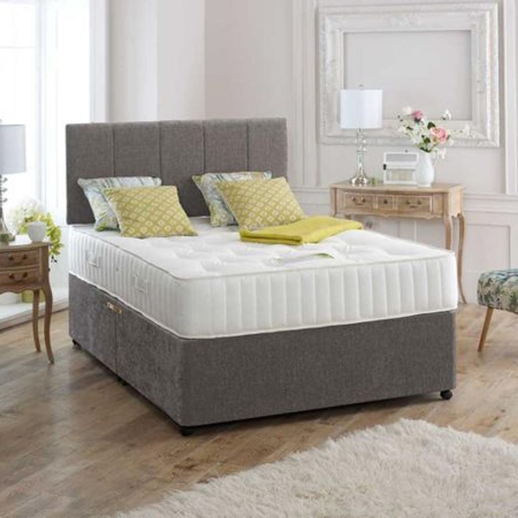 Handcrafted in our factory the reinforced divan bed base is built with strength in mind. This divan base is suitable for a heavy person or persons and those looking for extra durability.

Comes complete with our luxury orthopaedic mattress and floor standing headboard of your choice.

Available in multiple colour choices. Link bars and chrome feet as standard.

Colours: Available in multiple colour choices.

Dimensions & Prices

SINGLE: 90 x 190cm / 3ft x6ft 3″ – £350
SMALL SINGLE: 75 x 190cm / 2ft 6inc x 6ft 3″ – £350
DOUBLE: 135 x 190cm / 4ft 3″ x 6ft 3″ – £400
SMALL DOUBLE: 120 x 190cm / 4ft x 6ft 3″ – £400
KING SIZE: 150 x 200cm / 5ft x 6ft 6″ – £500
SUPER KING SIZE: 180 x 200cm / 6ft x 6ft 6″ – £550
2 DRAWERS – £40
4 DRAWERS – £80
FOOT END – £60