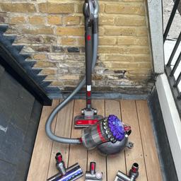 Dyson Ball Animal 2 Silver Grey Red Purple Vacuum Hoover slightly used at home.