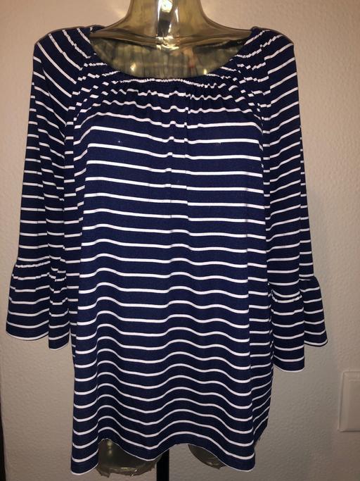 Buy & Sell Merseyside Sefton - Photos for Ladies size 18 Navy Striped Top