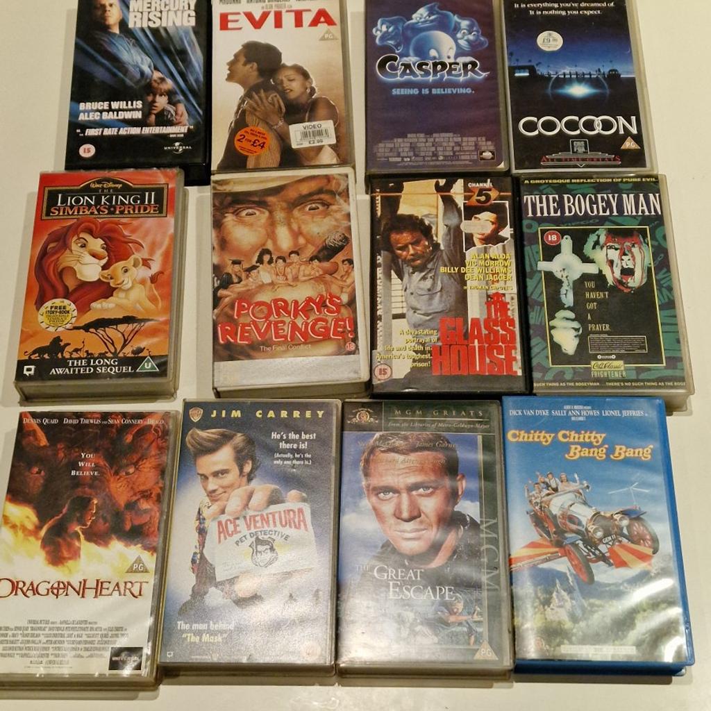 VHS movies £6 for any 4 VHS in SE26 London for £6.00 for sale | Shpock