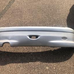 Here i have a used genuine Peugeot 206 gti rear bumper in EYC sliver in great condition there is a slight bubble above the exhaust hole (but can be repaired easily and cheaply if that worried) price is reflected due to this 
no broken tabs or holes 
see photo

Needs a clean as dirty
Cash on collection
Swanley
Kent BR8
Or make me a offer