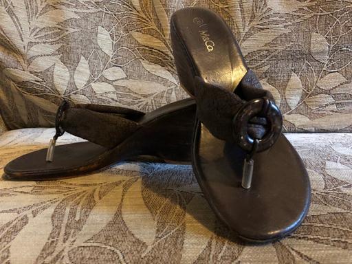 Buy & Sell Merseyside Sefton - Photos for Ladies Brown Wedge Sandals size 6