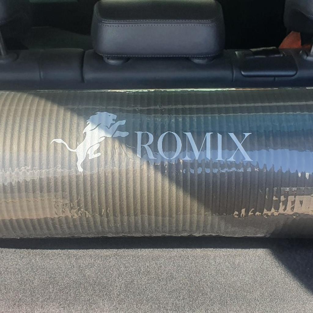 ROMIX FITNESS GYM YOGA EXERCISE MAT BLACK CAN POST OR DELIVER