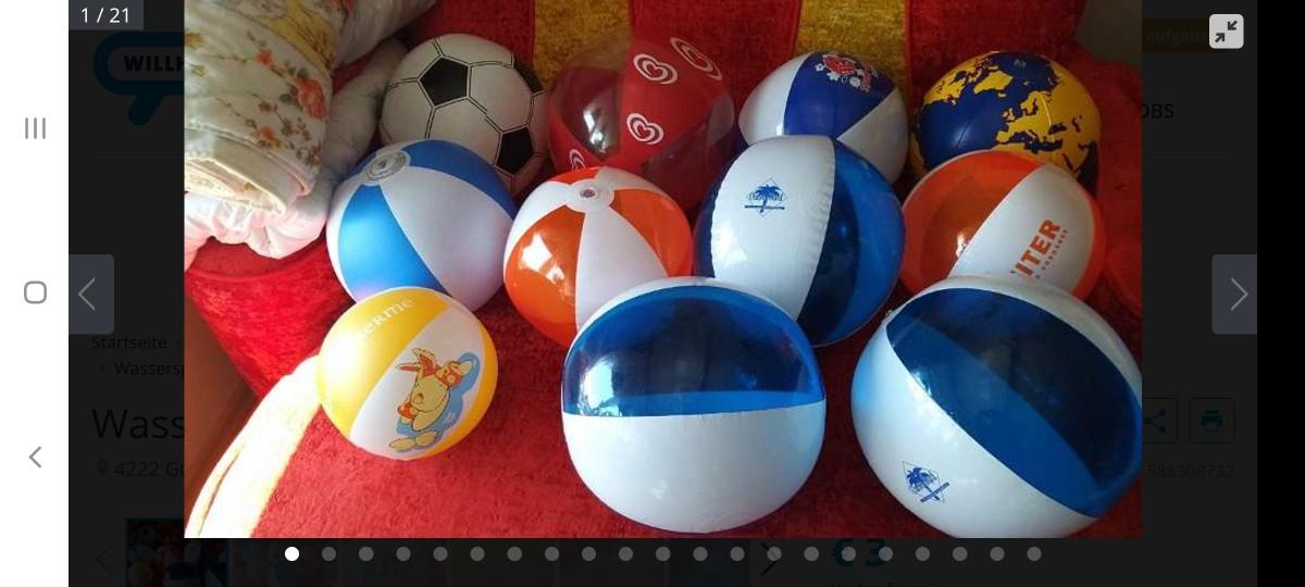 2 Stück Aufblasbare Wasserbälle 28cm | Bunte Strandbälle Für Pool & Meer | Spielzeug Für Kinder & Erwachsene