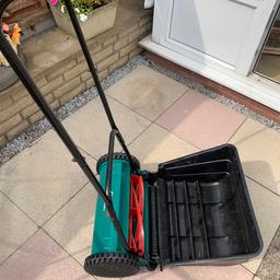 Like new Hardly used mower, ideal for small gardens and tending graves.