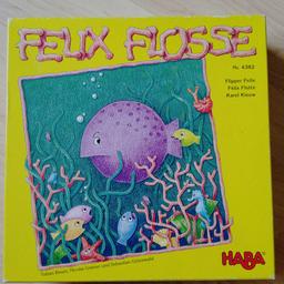 Verkaufe das Kinderspiel Felix Flosse von HABA

Das Spiel ist kooperativ und eignet sich super für Kinder um hier erste Erfahrungen zu sammeln

aus tierfreiem Nichtraucherhaushalt

beachtet auch meine anderen Angebote