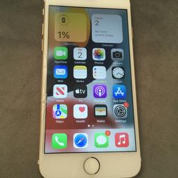 iPhone 7 gold 32gb

Has hairline cracks in screen 
Has no affect on the phone 
You can use it as it is just fine 

Battery health 95% 
iOS 15 installed 

All functions working including Touch ID

Back is in good condition

Phone only 

Can deliver local 

£45 no offers