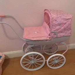 Dolls pram excellent condition prob used 5 times max