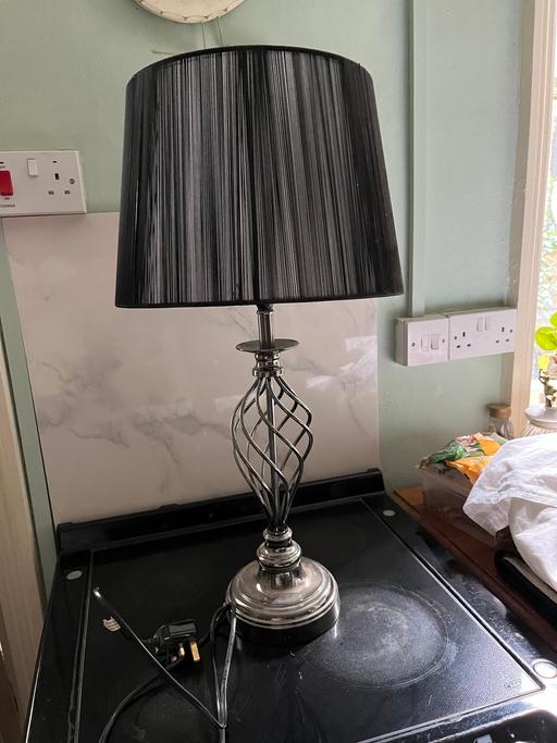 Buy & Sell Suffolk West Suffolk - Photos for Tall metal swirl table lamp