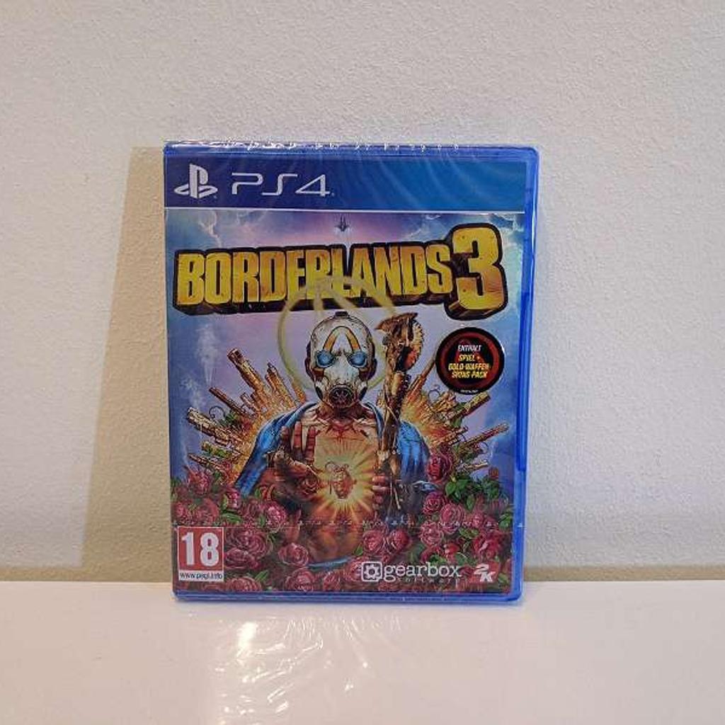 Verkaufe hier Borderlands 3 für die Playstation 4. Es handelt sich um unbenutzte und noch versiegelte Neuware. Kein Tausch! Abholung oder Versand möglich.