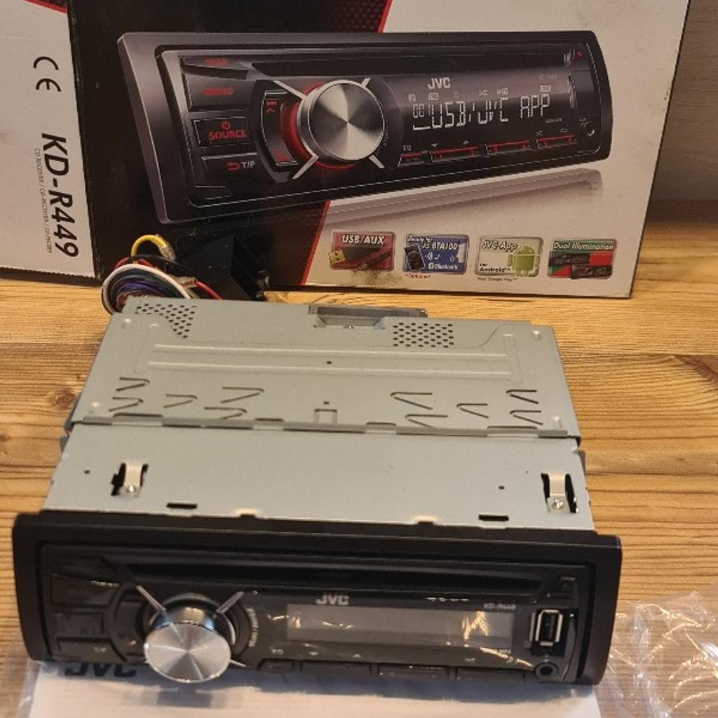 JVC KD-R449, USB, AUX, MP3 -CD- Autoradio in 5122 Hochburg-Ach for €45. ...